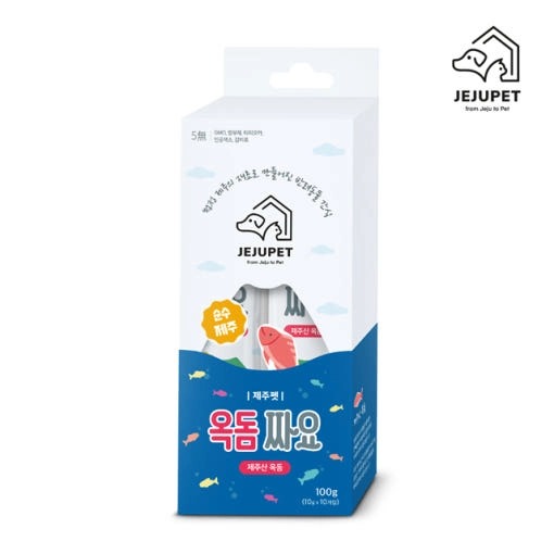 [제주펫] 옥돔짜요 강아지 고양이 짜먹는간식(10p)