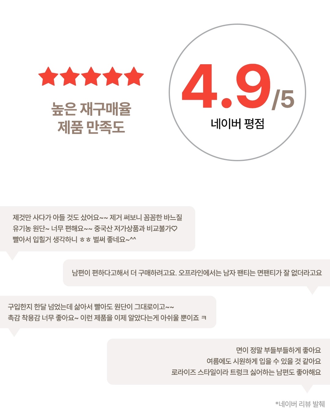 [지구별가게] 소락 SORAK 오가닉 코튼 남성용 드로즈